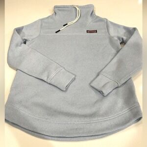 Vineyard Vines Sweater Fleece Funnel‎ Neck Shep Shirt Size XXS